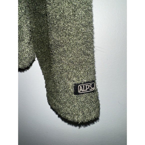 ALPS‎ Women's Moss Green Cardigan Fuzzy Sweater EUC Size XL - Picture 2 of 8